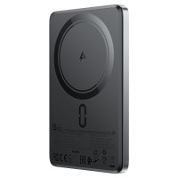 Повербанк портативний акумулятор Power bank Acefast M8 fultra-thin magnetic wireless магнітний PD18W 5000 mAh Black